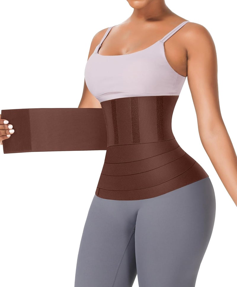 FeelinGirl Waist Trainer for Women Sauna Belt Tummy Wrap Plus Size - Image 1
